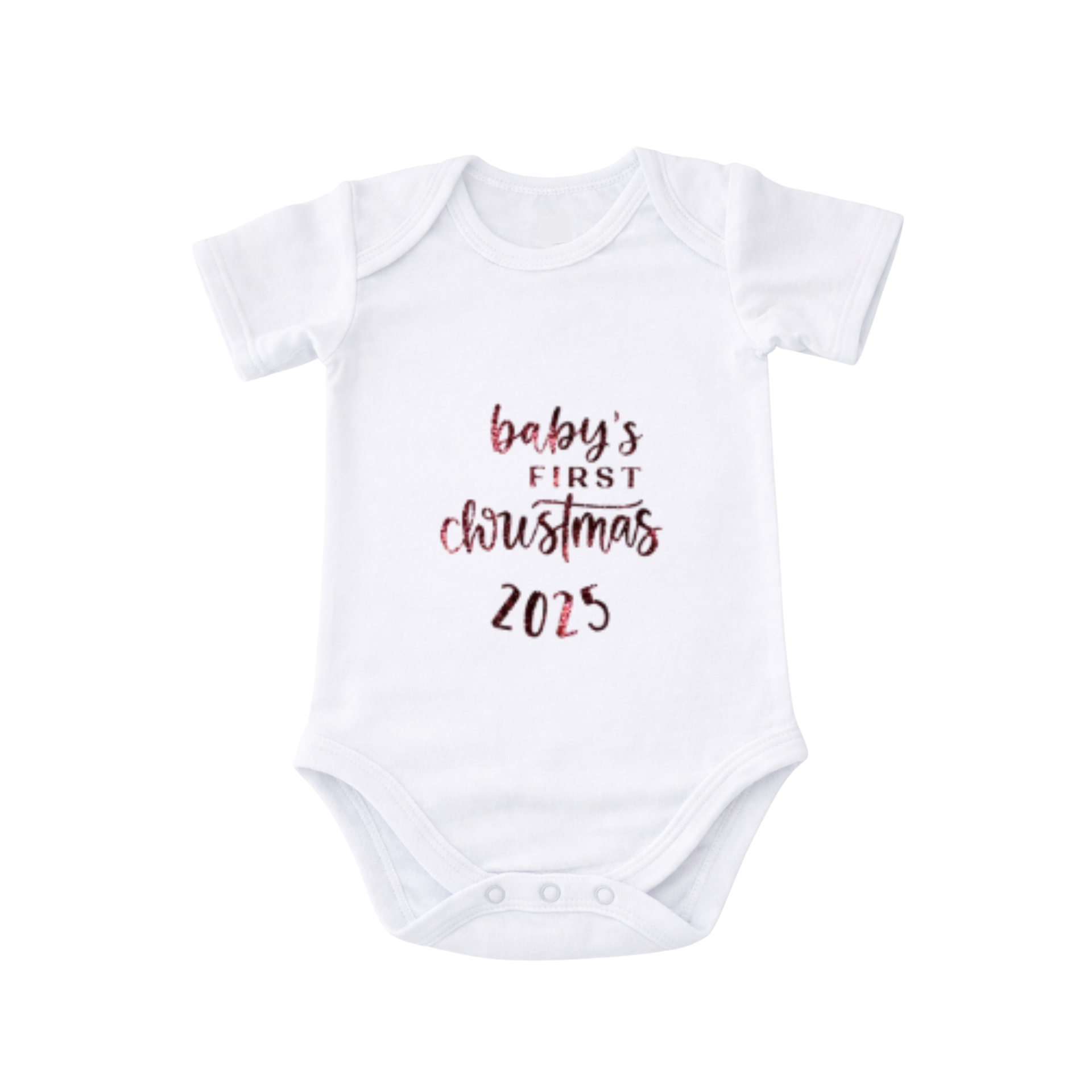 Baby Romper “First Christmas” | Uniek Kerstcadeau voor Baby | BMR