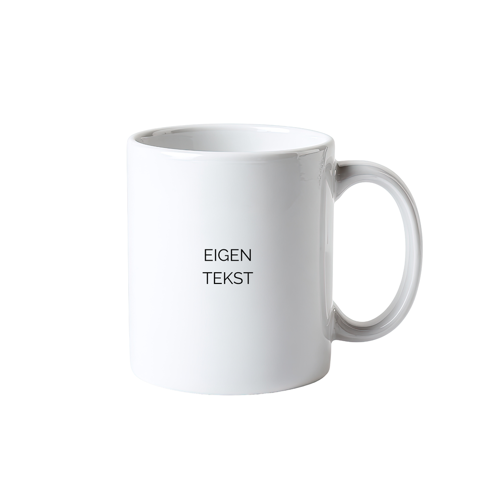 Gepersonaliseerde Mok 354ml met Eigen Tekst | Uniek Cadeau | BMR